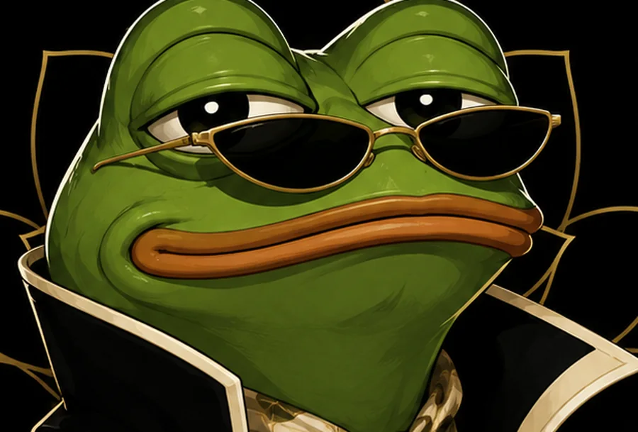 Close portrait: gold-rimmed sunglasses worn low